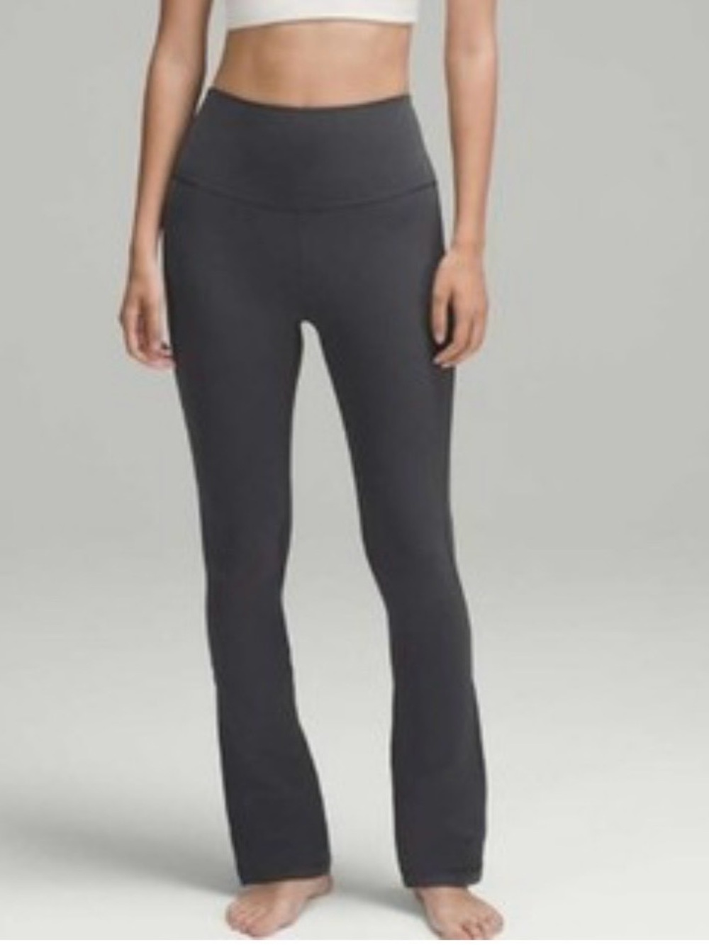 Lululemon Align High-Rise Mini-Flared Pant W5FCHS graphite grey size 4